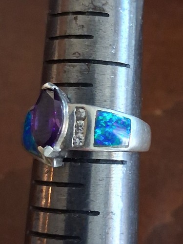 Sterling silver amethyst - sterling,