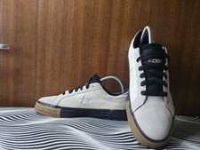 Converse One Star Pro x Carhartt WIP - Size 5.5 UK - Beige/Black