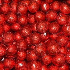 Milk chocolate red balls - milk,