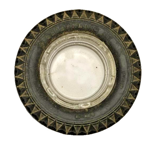 Vintage ashtray seiberling car - vintage,