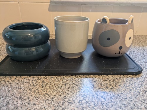 Ceramic small plant pots - ceramic,
