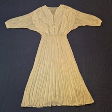 Classic Vintage Cream Dress