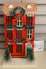 Primark red wooden light up