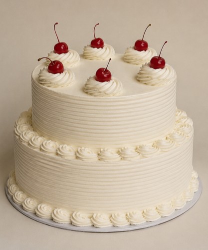 Fake cake two tier - ❤️,