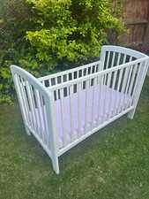 Guillver Wooden Baby Cot Bed &