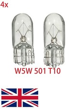 4x W5W 501 CAPLESS CAR AUTO