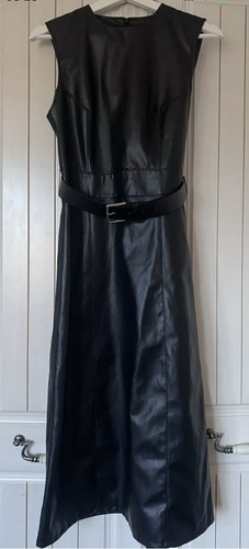 Zara black leather effect - zara,