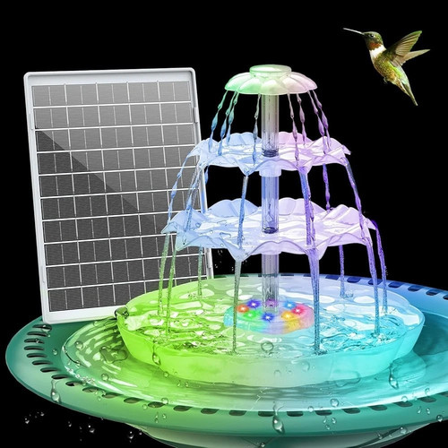 Solar floating fountain - floating,