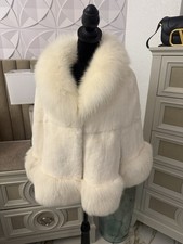 Real Fur Cape With Fox Fur