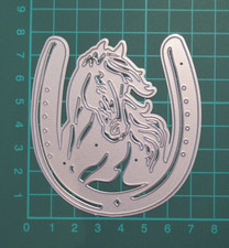 Pony Horse & Horseshoe Metal