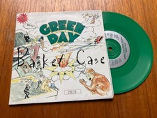 Green Day ‘Basket Case’ 7” Poster Bag Single, Dark Green, Ltd Edition - Numbered