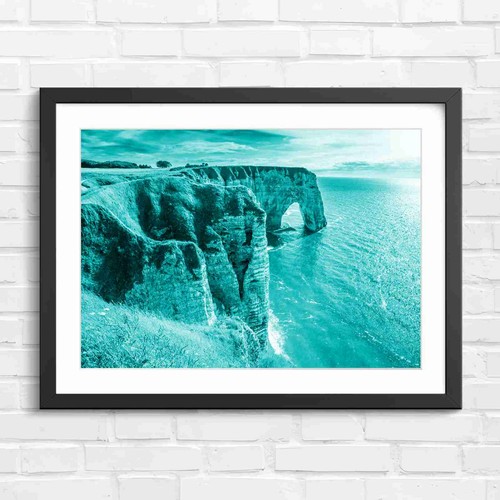 Natural stone arch cliff ocean - arch,