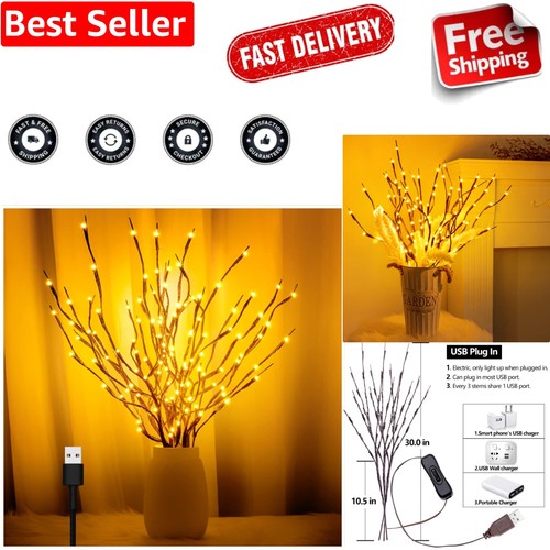 3pk led branches twig - led,