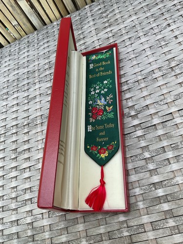 Vintage silk bookmark halon - silk,