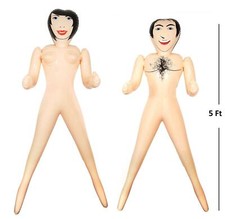 5 Feet Doll Inflatable Male Female Blow Up Dolls Hen Night Fancy Party Accessory