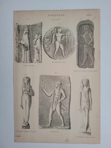 Antique print dated - antique, 1877