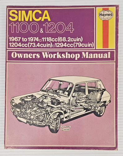 Haynes simca 1100 1204 - haynes,
