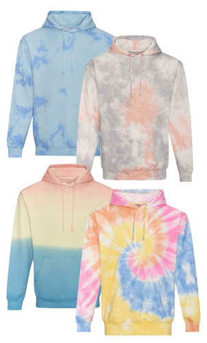 Tie dye hoodie multicolour - tie,