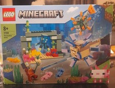 LEGO Minecraft 21180 the Guardian Battle Building Set