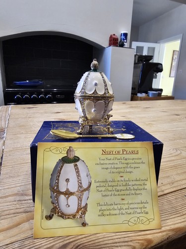 Atlas egg trinket box - , with