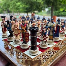 Chess Set Handmade Crusader