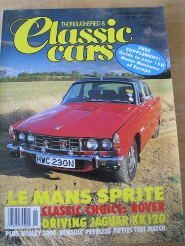 Classic cars nov 1990 - classic,