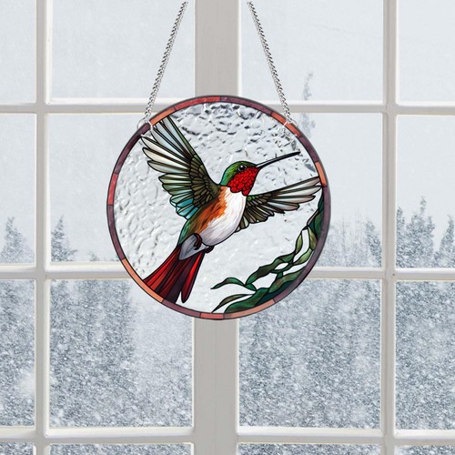 Stained glass window hanging - stained,