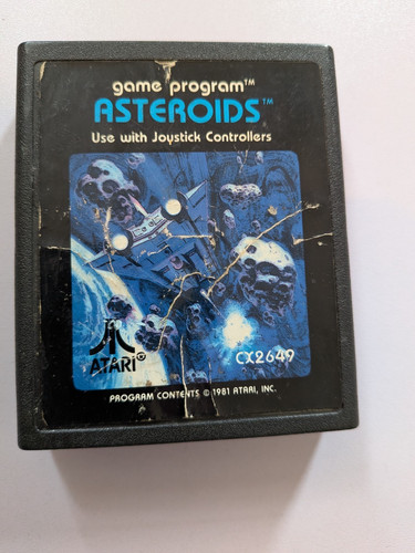 Asteroids game atari - asteroids, 2600