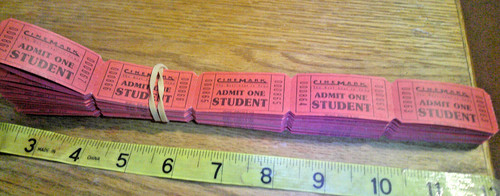 Vintage lot 100 - admit, one