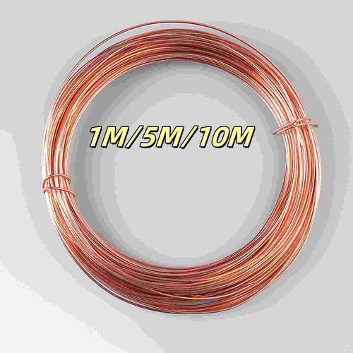 10m round solid copper - 1m/5m/10m,