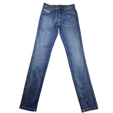 Diesel Jeans Womens W25 L30 Blue Slim Fit Vintage Y2K New Clearance Stock 2/2