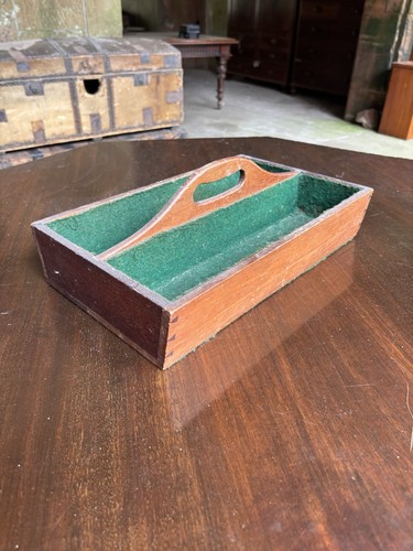 19th century cutlery box - cutlery,