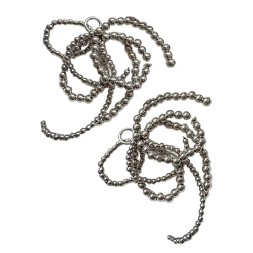Pearl bows shaped - pearl, clip