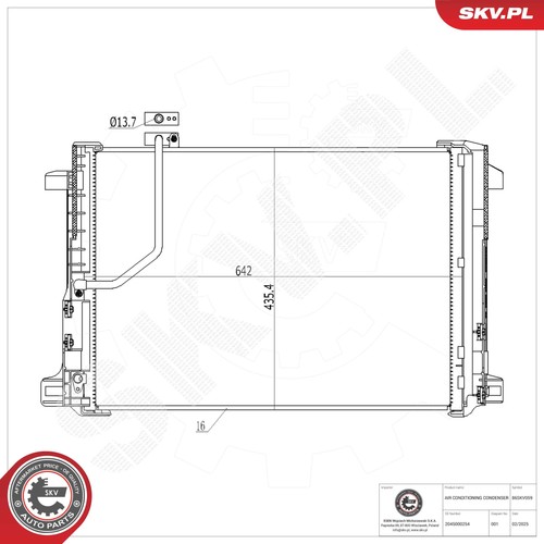 Fits skv germany 86skv059 air - germany,