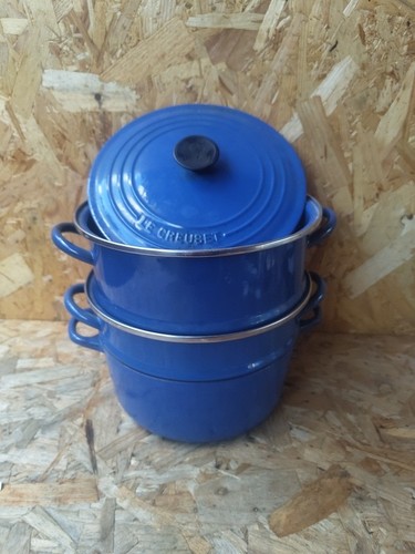 Creuset vintage blue double - vintage,