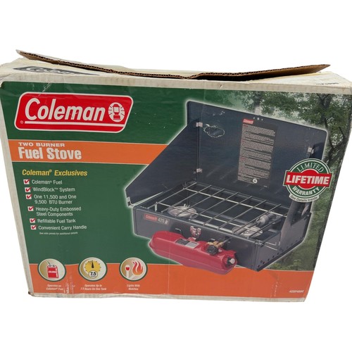 Coleman two burner - burner, fuel