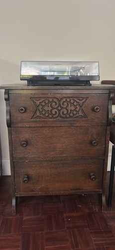 Vintage solid wood drawer - solid, 3