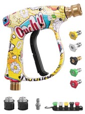 High Pressure Washer Gun 4350 PSI Stubby Trigger Handle Car Care and Cleaning UK