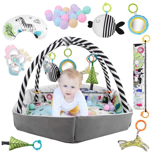 Baby gym play - mat, ball