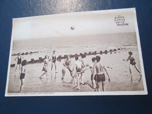 Postcard beach games - postcard,