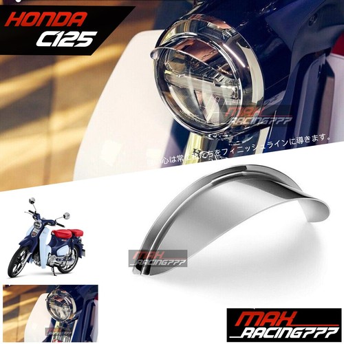 Front headlight chrome visor - chrome,