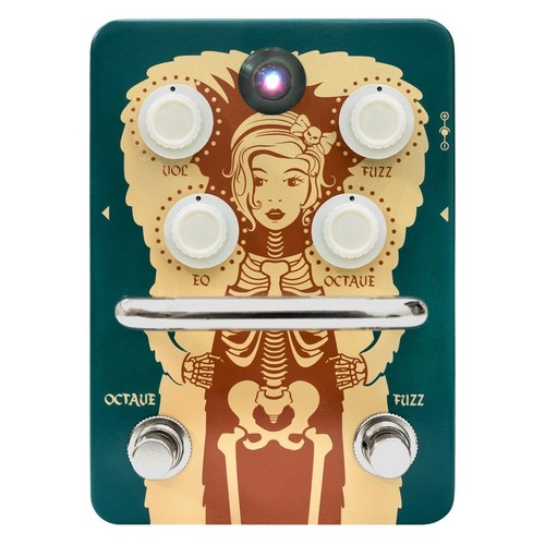 Orange fur coat fuzz pedal - orange,