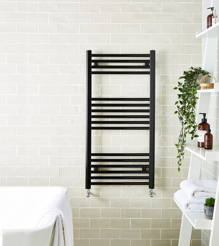 Matt black heated - black,