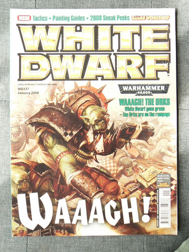 White dwarf 337 orks waaaagh - white,