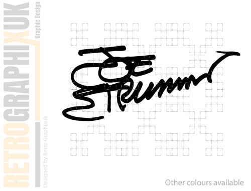 Joe strummer sticker vinyl - joe,