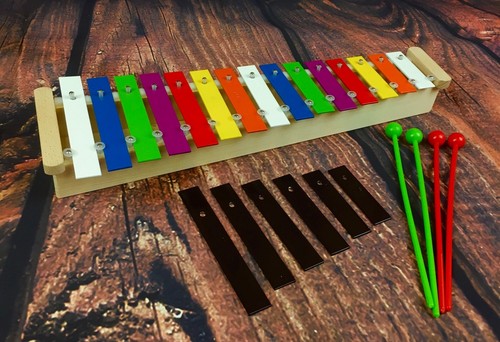 Colourful wooden octave alto - 2,