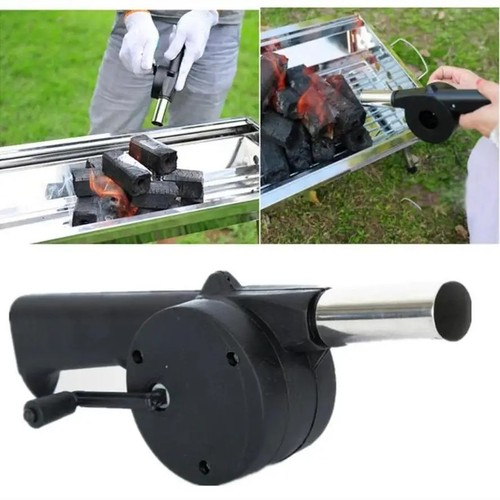 Hand blower bbq fire - fire, bellows