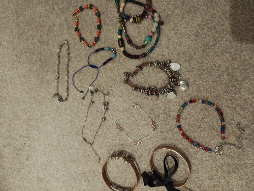 Mixed joblot bracelets beaded - joblot,