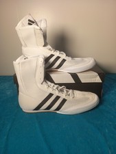 adidas Boxing Boots Mens Shoes Box Hog 2 White Size 11 uk 