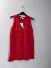 Next Coral/Red Linen Utility